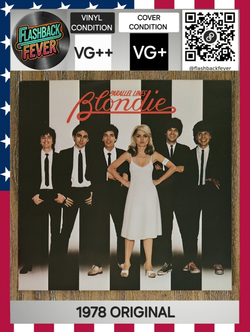 BLONDIE•Parallel Lines•Sept 1978 US (#CHR 1192) Terre Haute, 1st Press